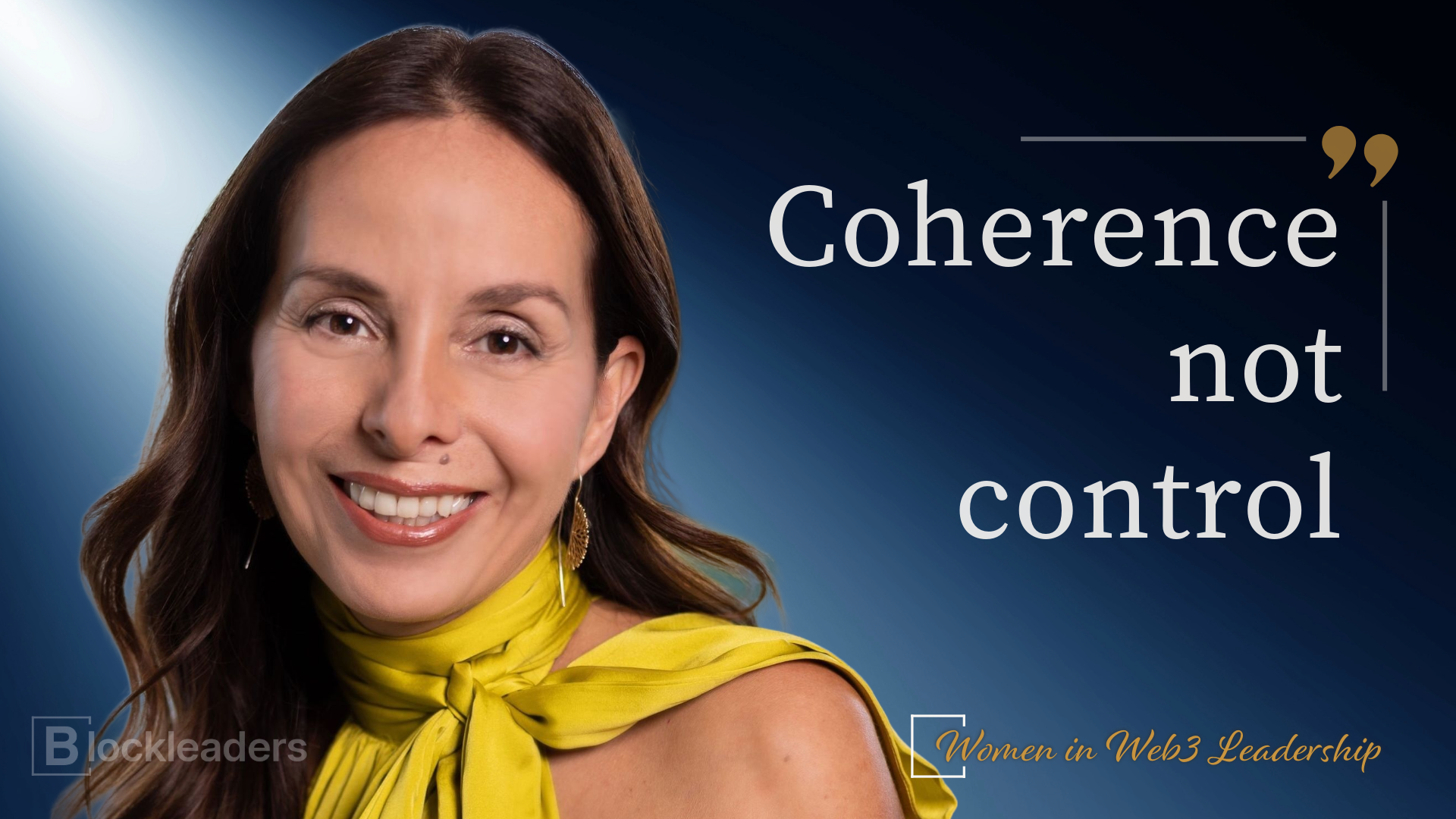 Paola Origel, Co-Founder and CEO of Hyla Fund Management, with the quote: Coherence, not control.