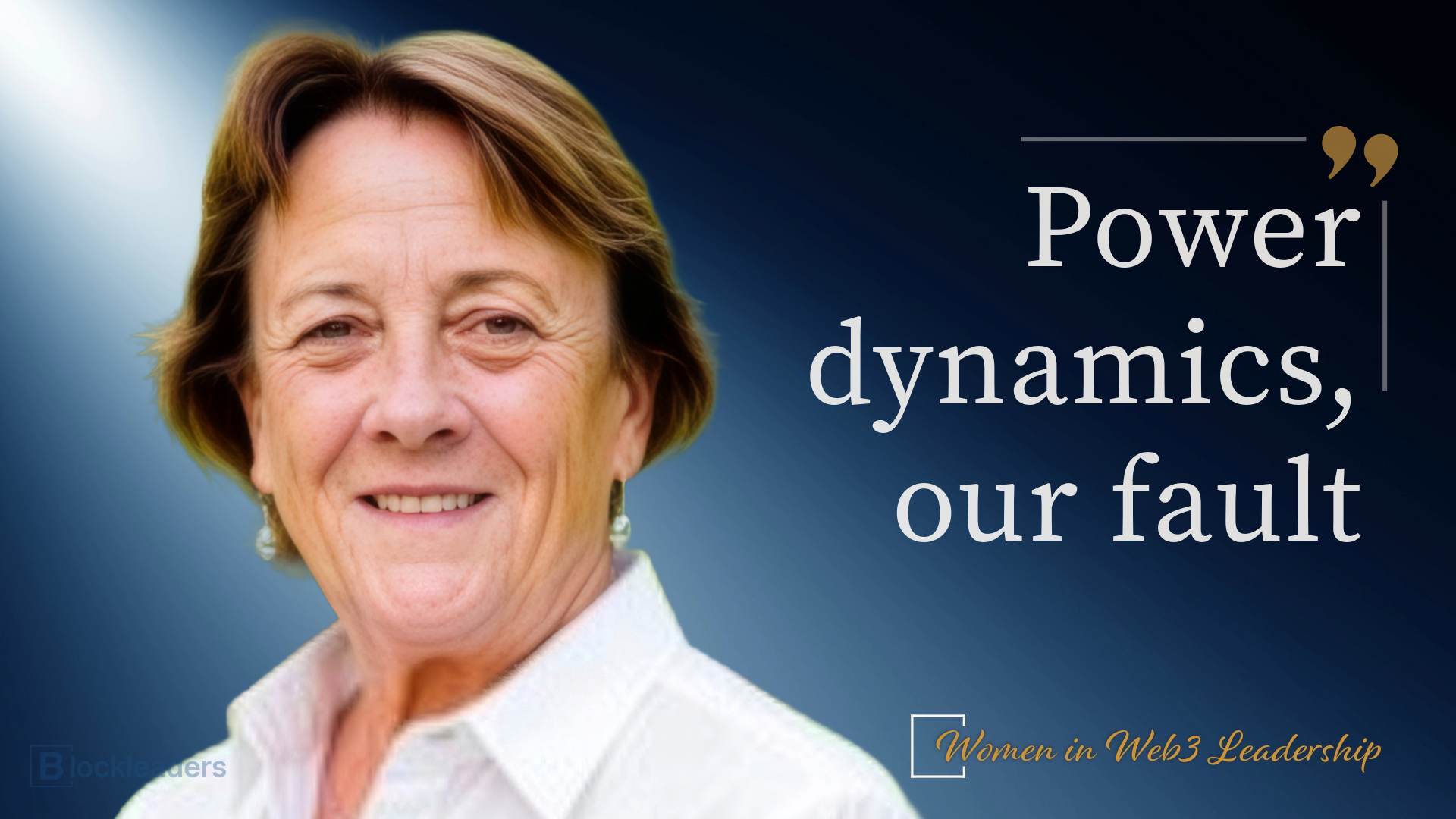 Emily Landis Walker, CEO of Landis & Co., with the quote: Power dynamics, our fault.