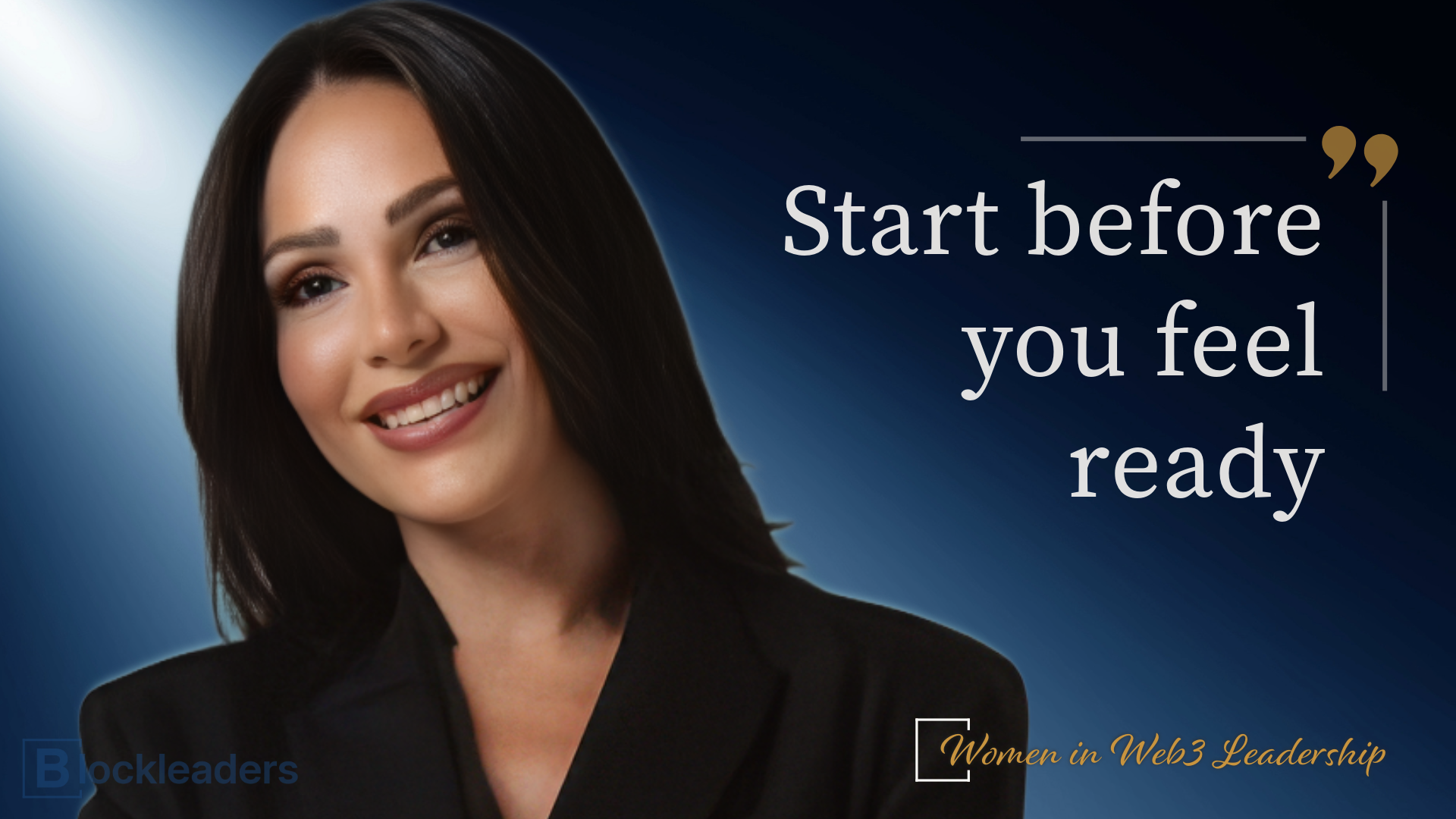 Cover image for Women in Web3 Leadership #38 featuring Belinda Agnew, Web3 growth advisor and startup strategist, with the pull-quote "Start before you feel ready"