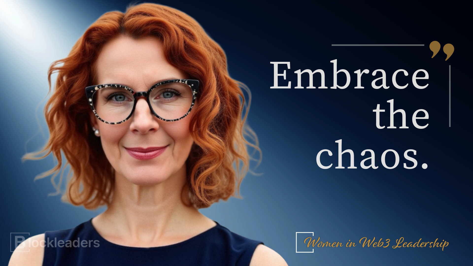 Lisa Loud, Executive Director of Secret Network Foundation, with the quote: Embrace the chaos.