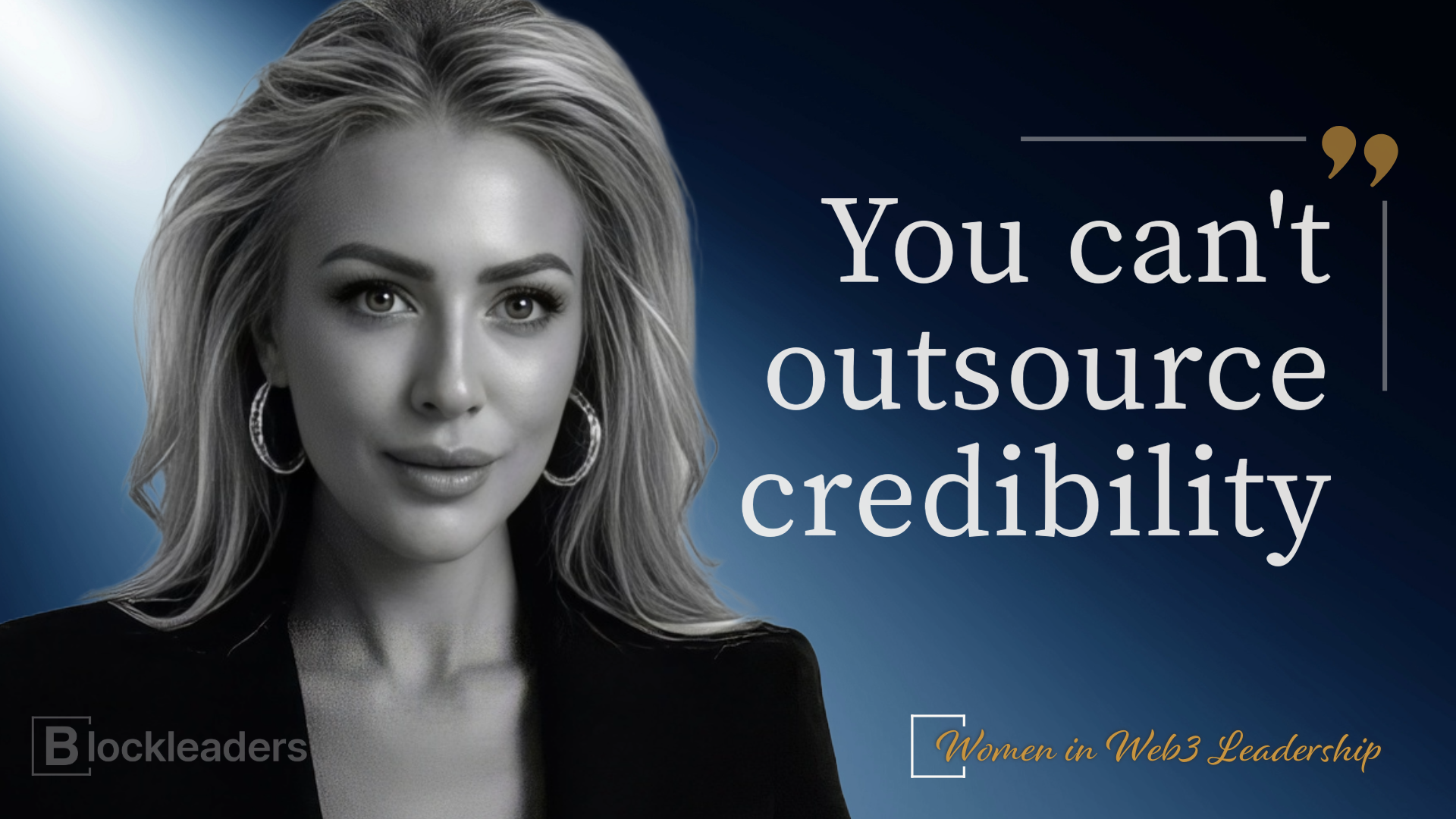 Oonagh van den Berg, Founder & CEO of RAW Compliance, with the quote: You cannot outsource credibility.