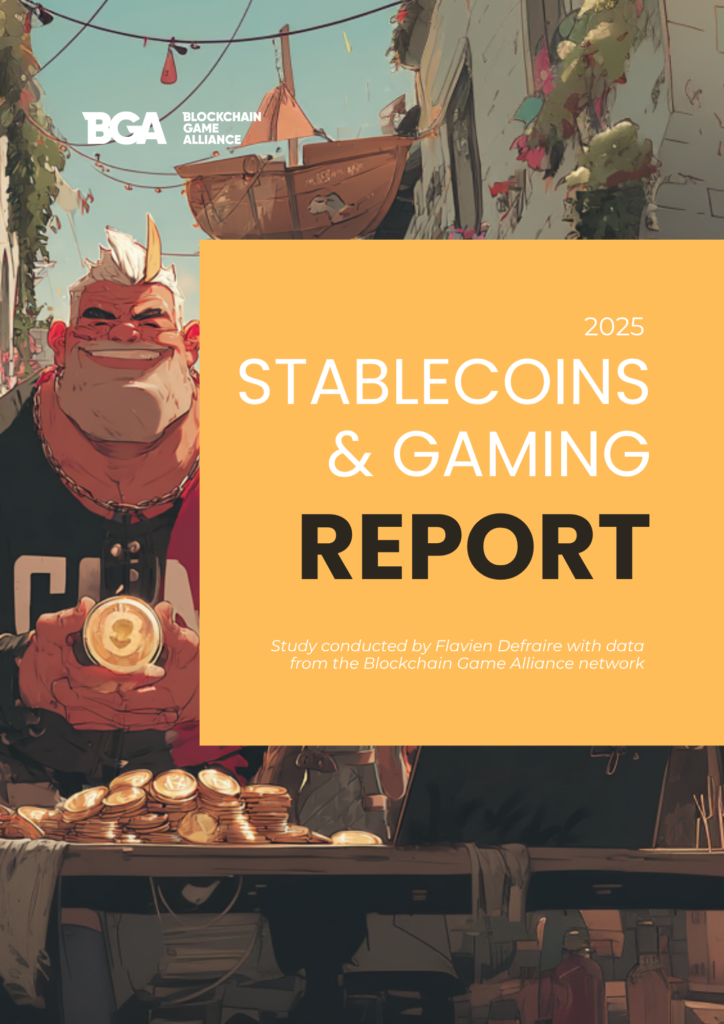 BGA 2025 Stablecoins & Gaming Report cover — click to read the report.
